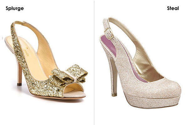 glitter wedding  shoes