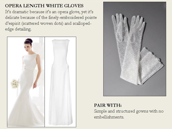 opera length white gloves