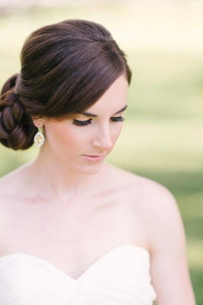 braided bridal hairstyle