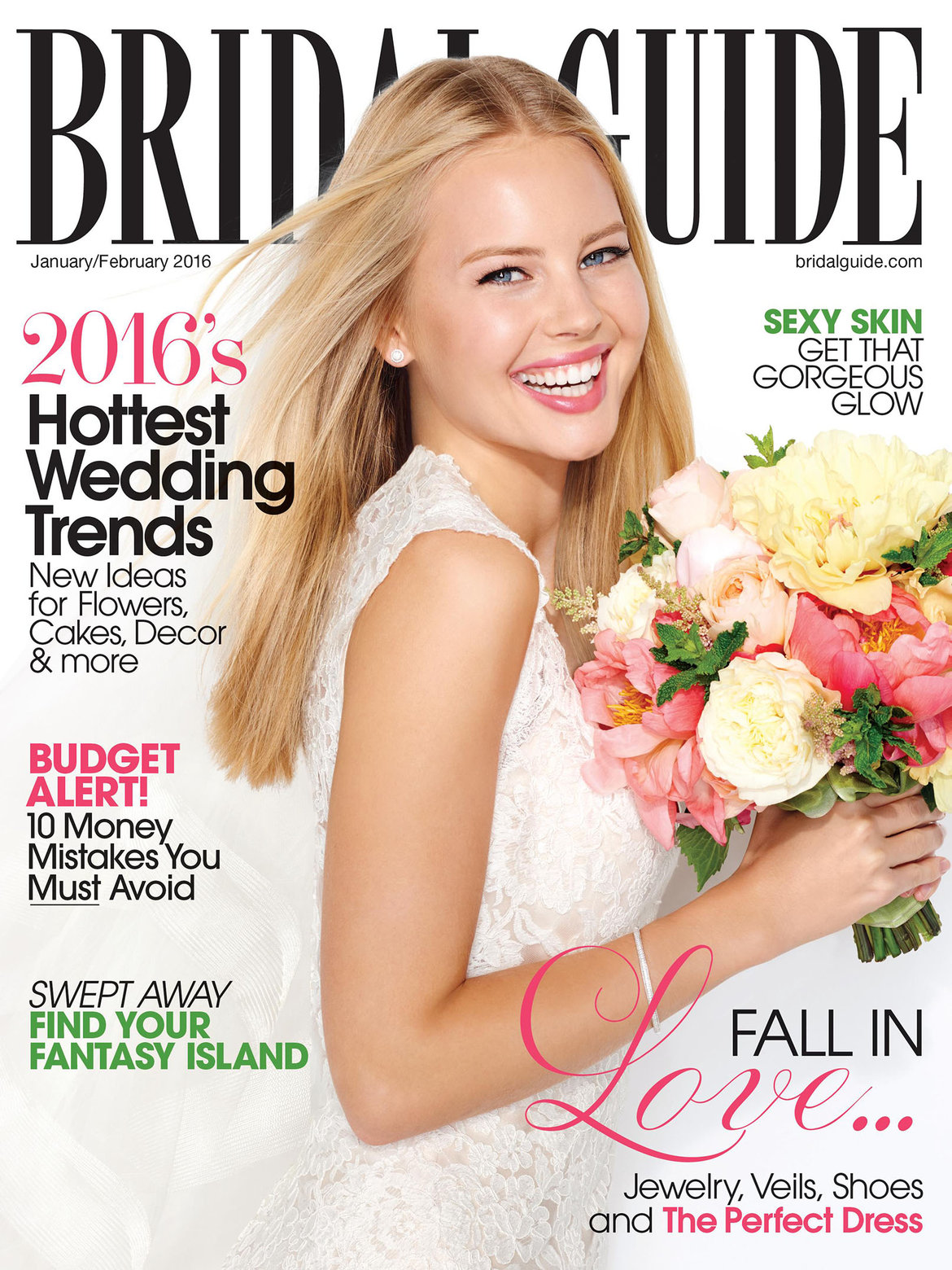 bridal guide january february 2016 cover