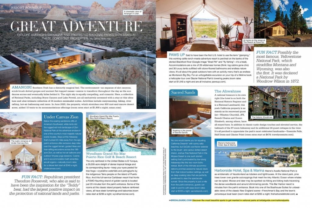 bridal guide january february issue great adventure