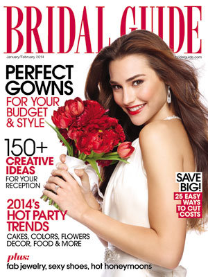 bridal guide january february 2014 cover