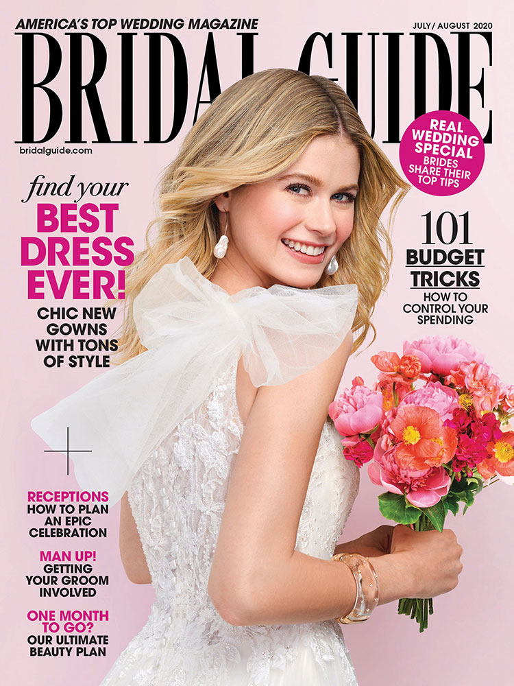 Bridal Guide July August 2020 cover