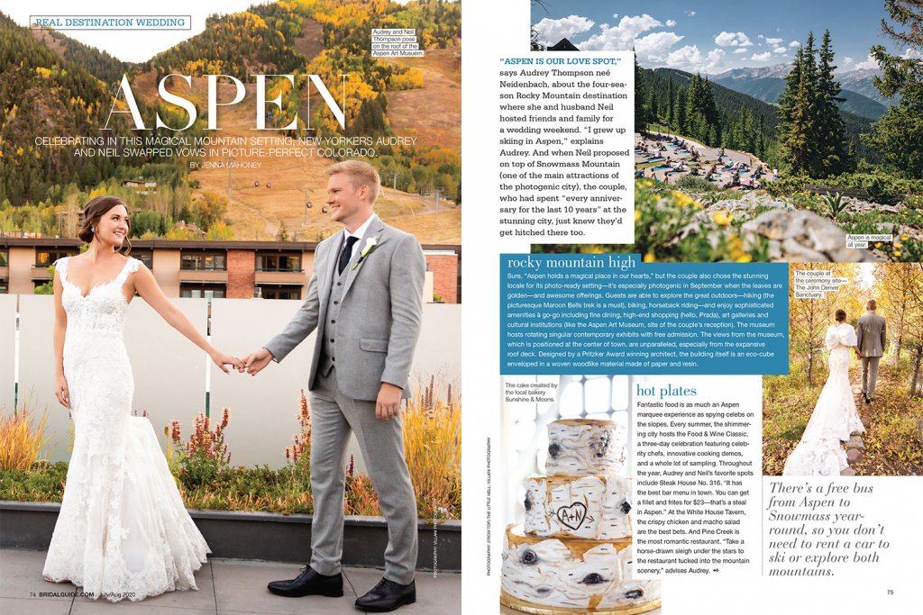 Real wedding in Aspen