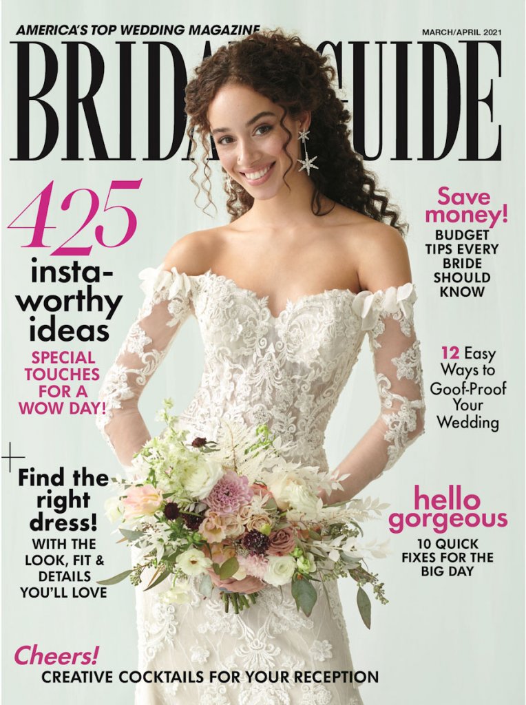 bridal guide march april 2021 cover