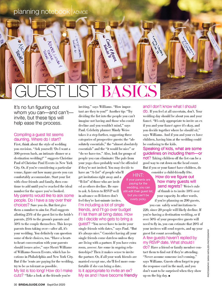 Bridal Guide September October 2020 