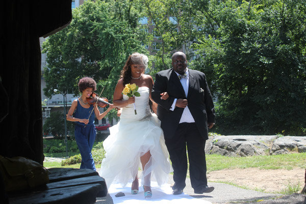park reception money saving wedding tricks real brides
