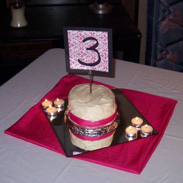 cake table number