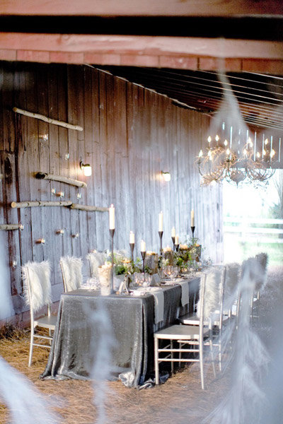 winter sparkle tablecloth wedding glitter