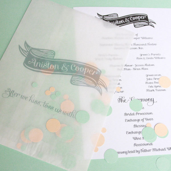 Creative Wedding Program Ideas