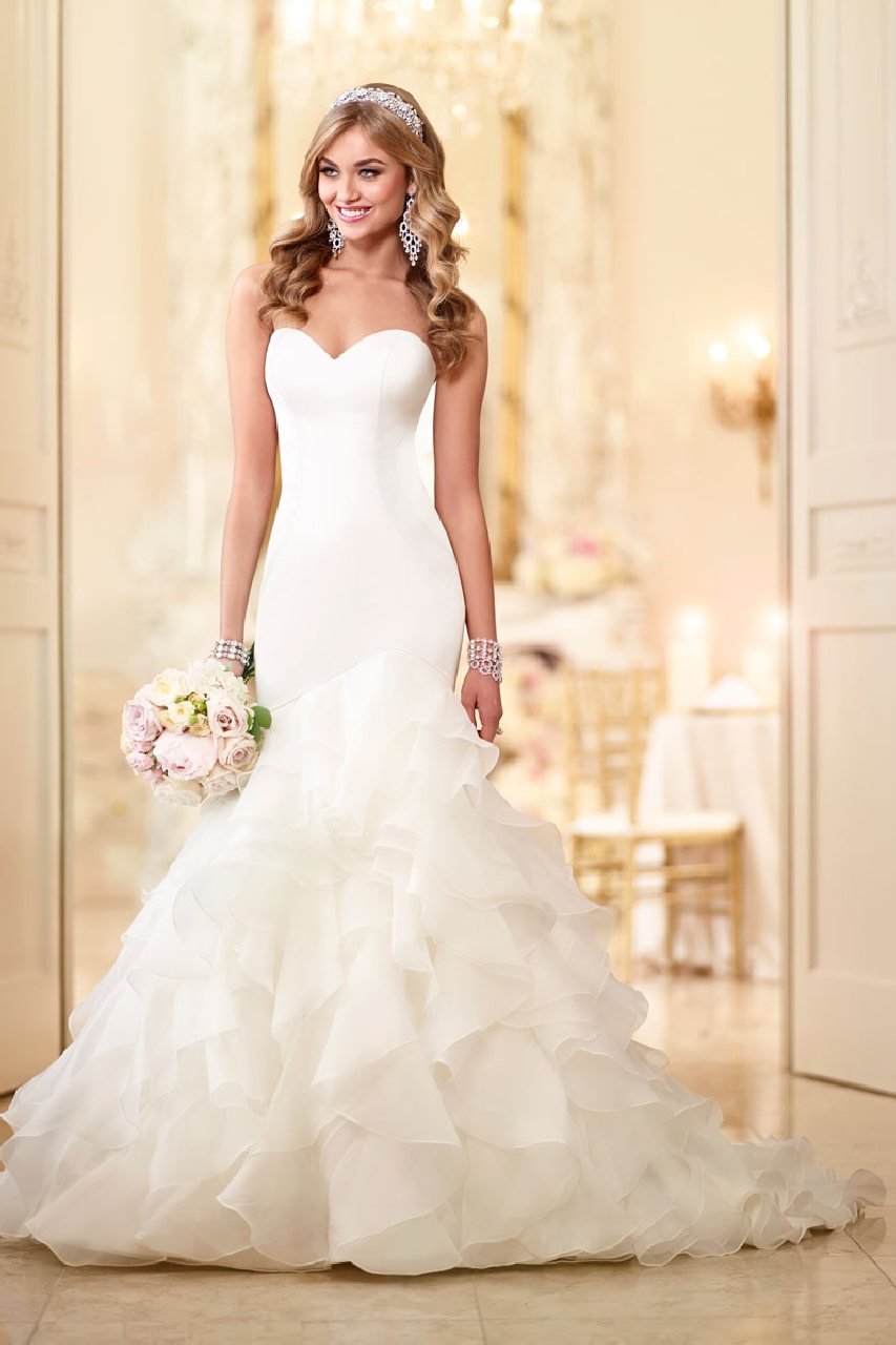 stella york mermaid wedding dress