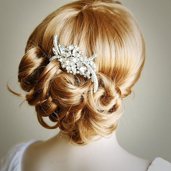 Style Rhinestone Bridal Hair Comb Wedding Hair Accessories Bridal ...