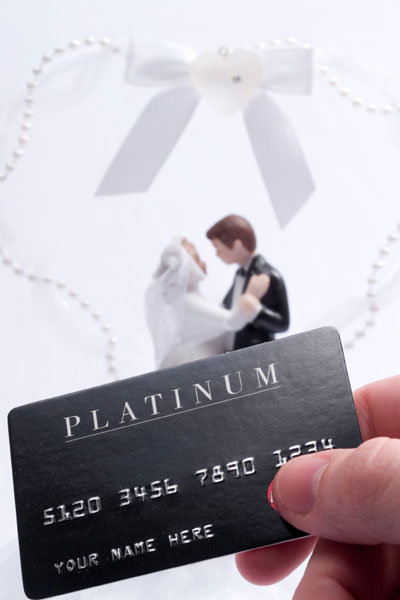 wedding and credit card