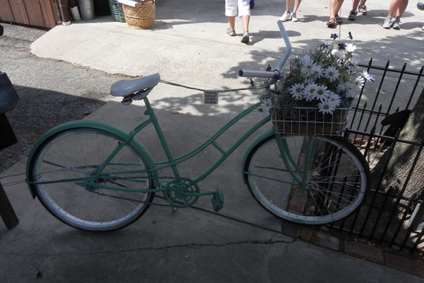 seafoam green bicycle 