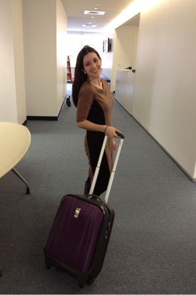 testing luggages