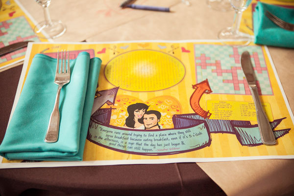 wedding placemat