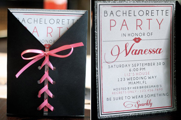  invite is one of the mostpinned bachelorette party ideas on Pinterest