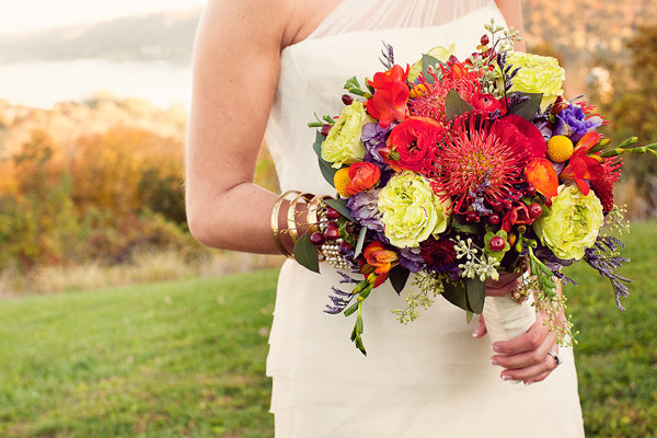 Wedding flowers autumn