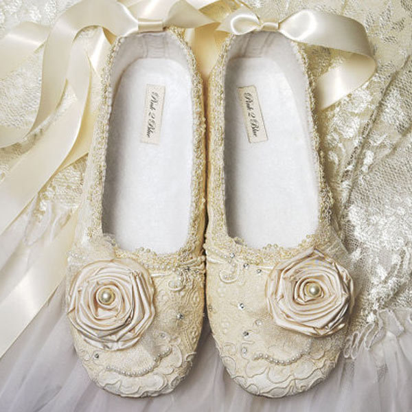 flat heel bridal shoes