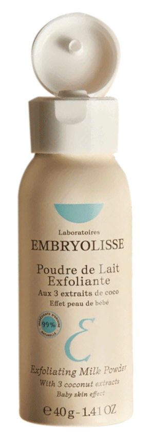 exfoliating milk powder by embryolisse