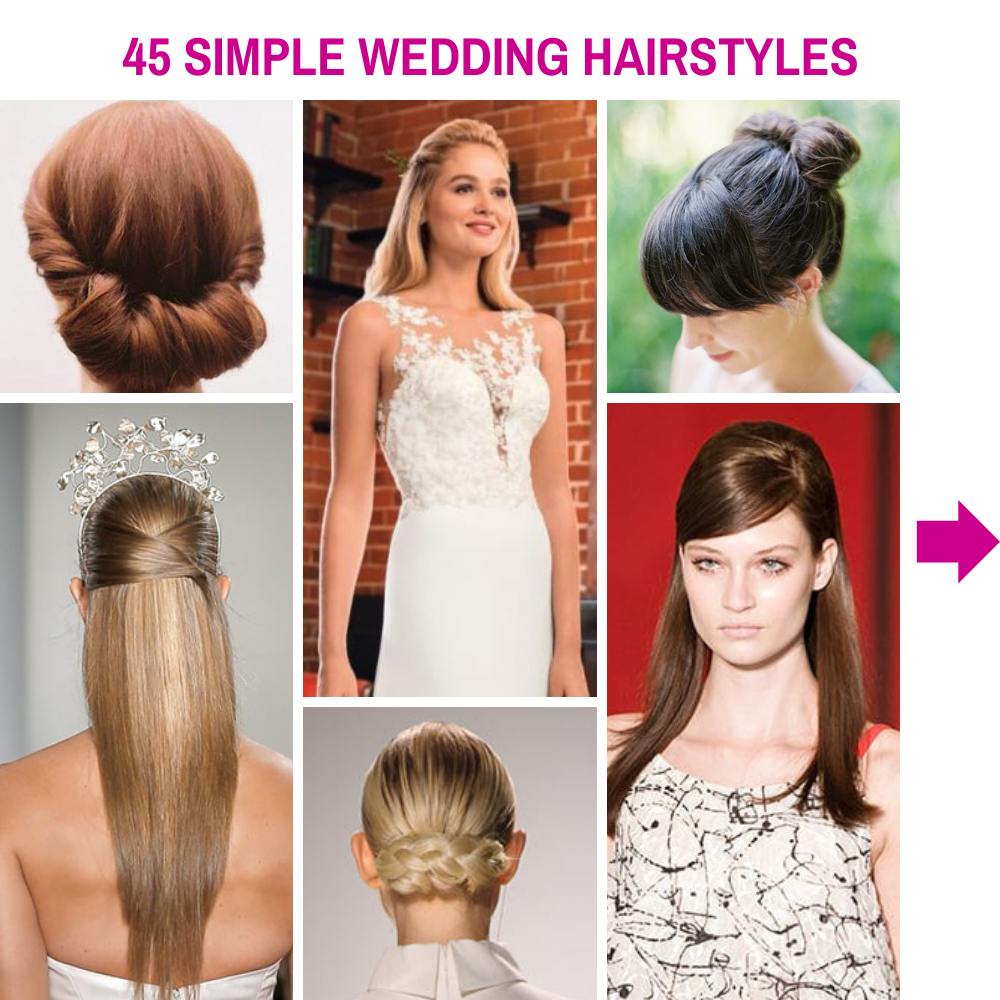 simple wedding hairstyles
