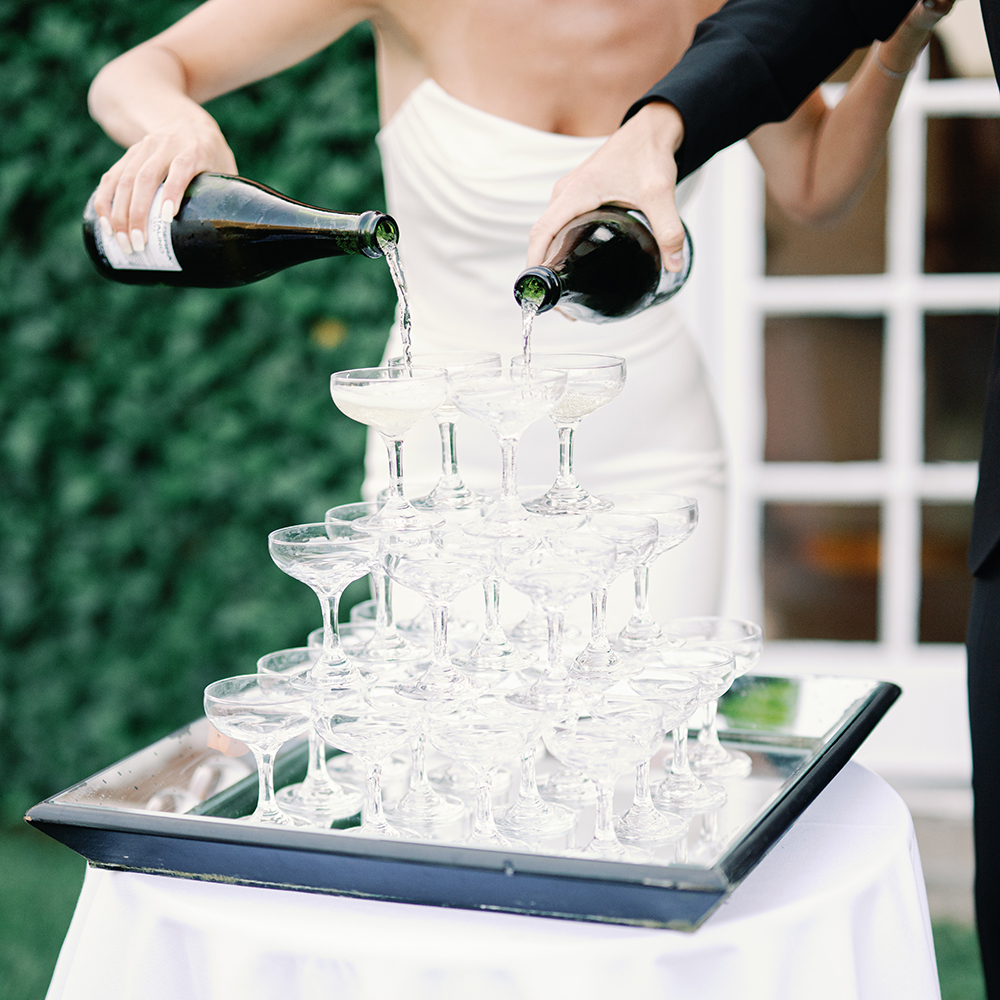 champagne tower