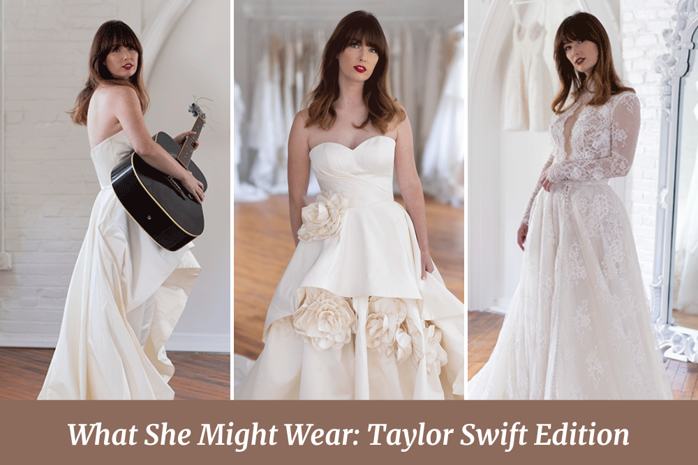 taylor swift wedding gown inspiration