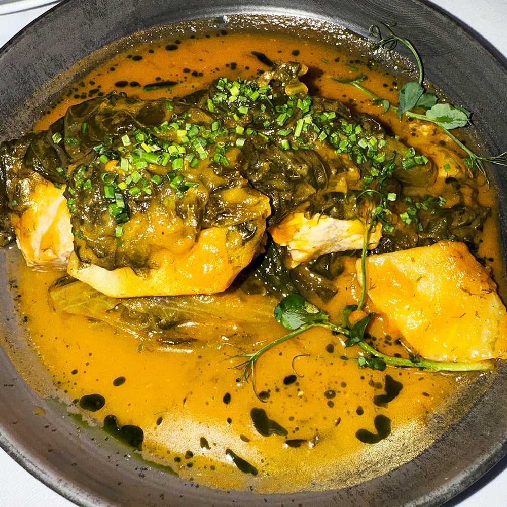 grouper fillet with lemon fricaissee