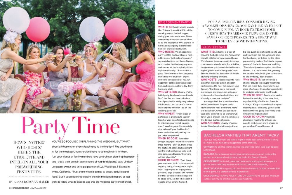 bridal guide july august 2025