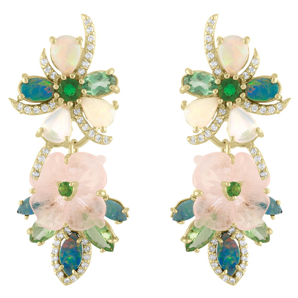floral wedding jewelry