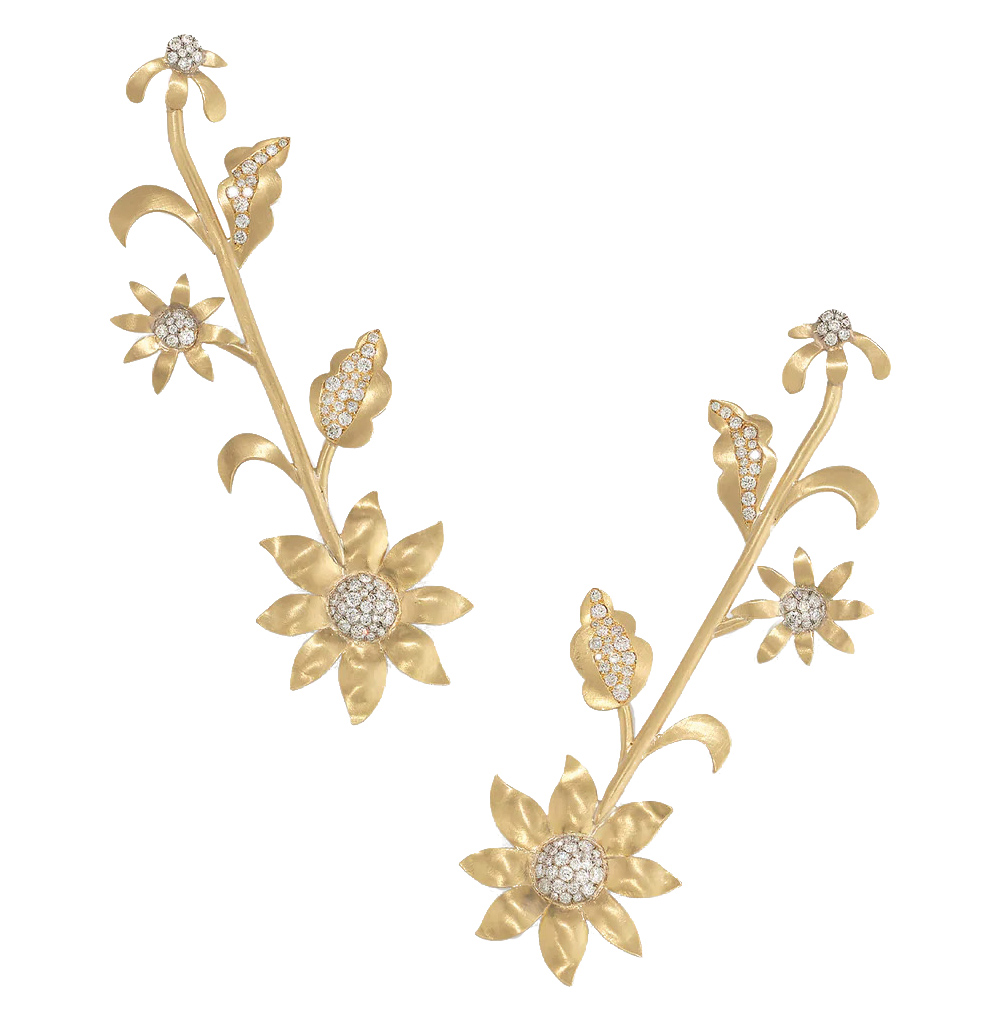 floral wedding jewelry