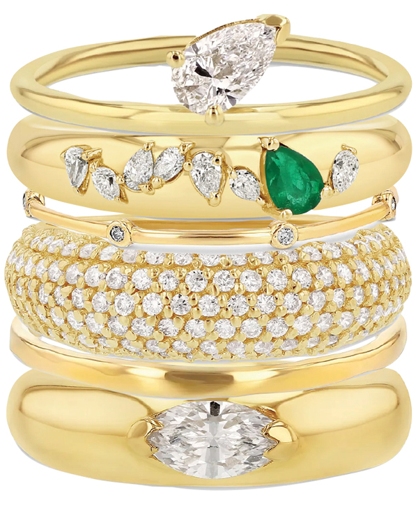 stackable wedding rings