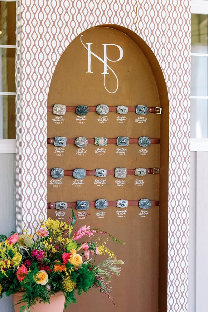 wedding seating chart