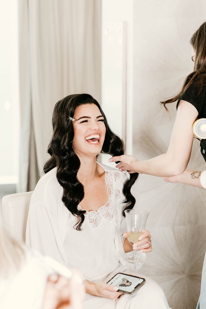 bride getting ready