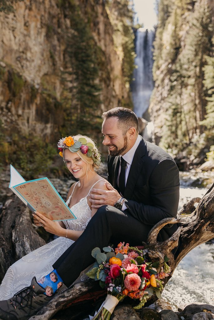 mountain wedding elopement