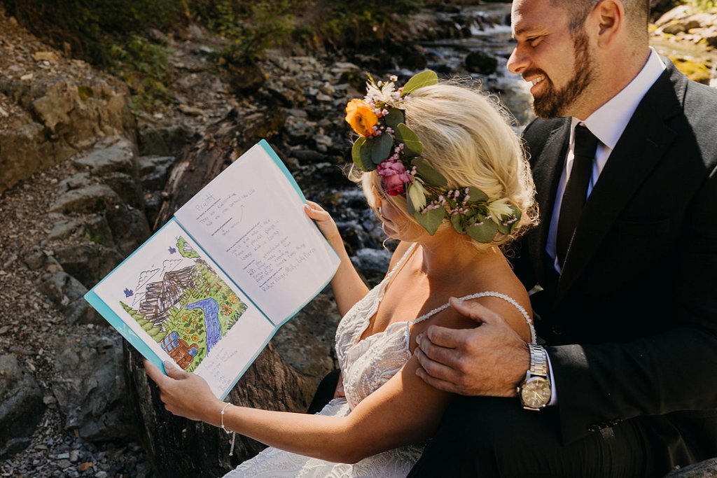 mountain wedding elopement