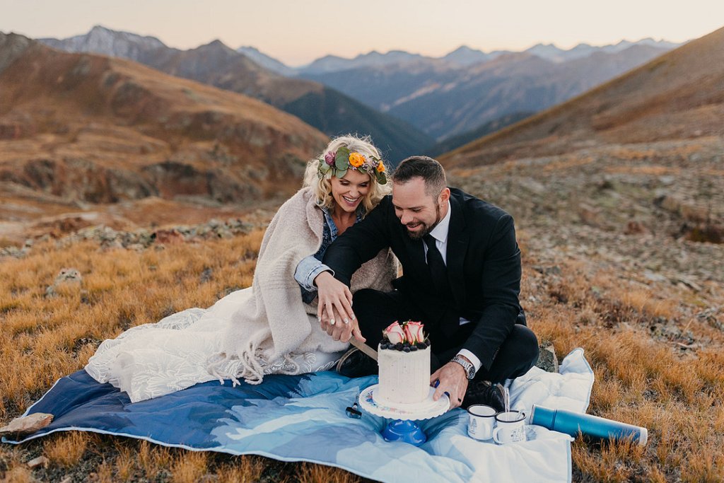 mountain wedding elopement