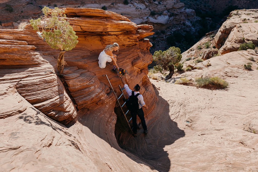 mountain wedding elopement