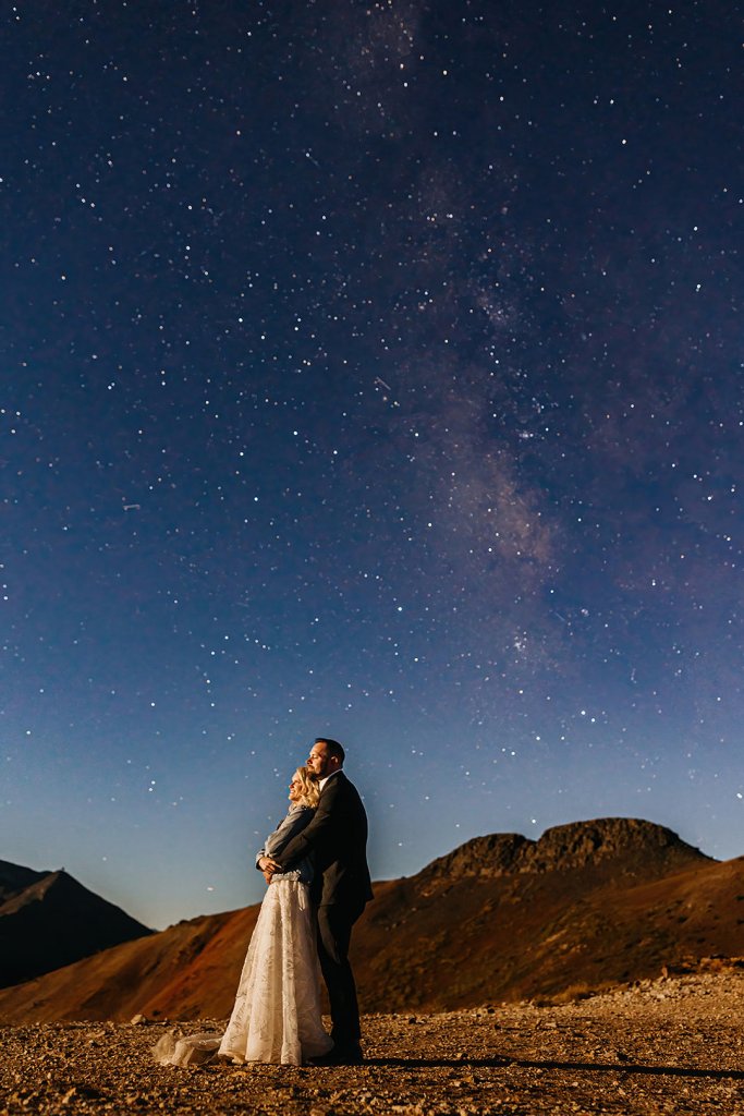 mountain wedding elopement