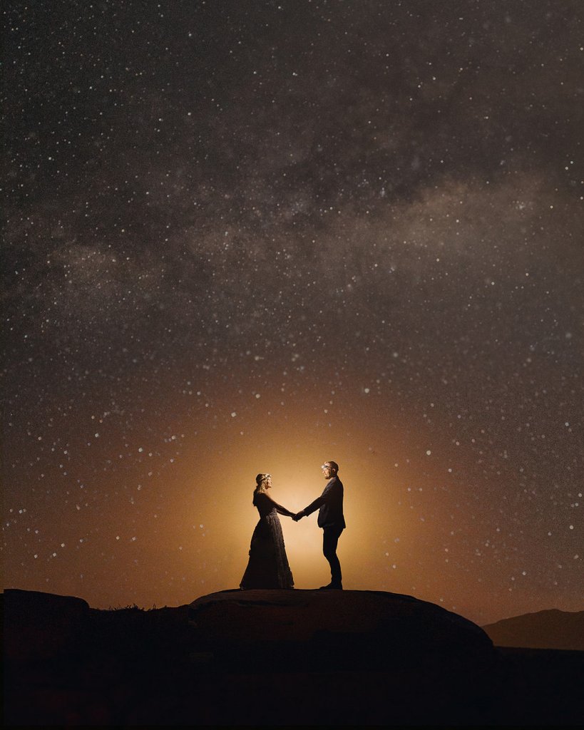 mountain wedding elopement