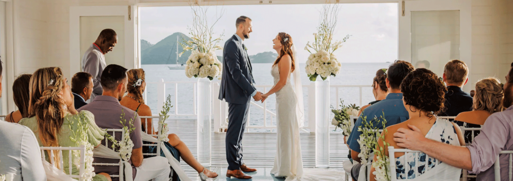 sandals saint lucia real wedding