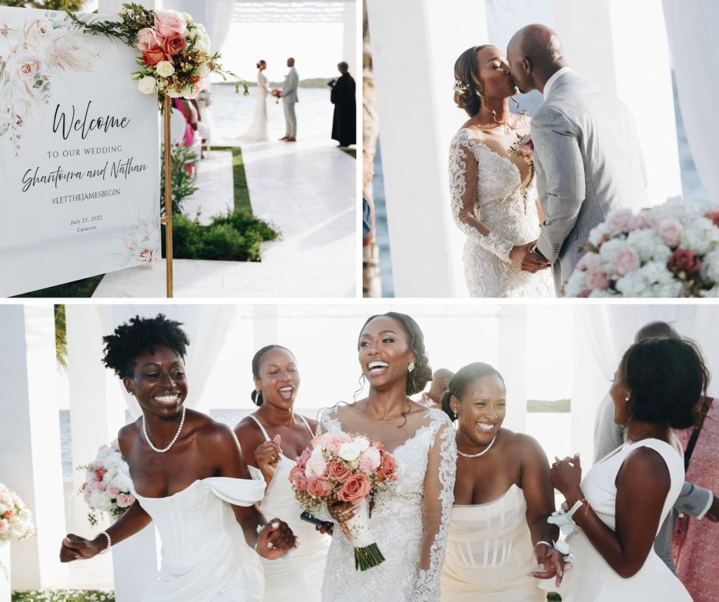 sandals royal curacao real wedding