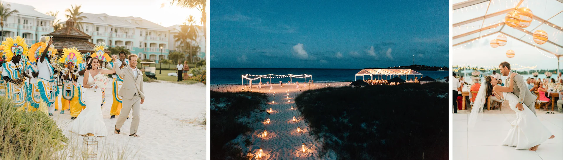 sandals emerald bay real wedding