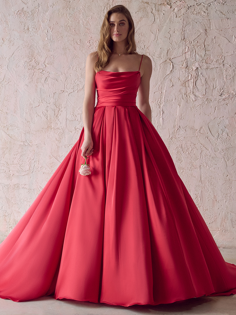 robe rouge maggie sottero