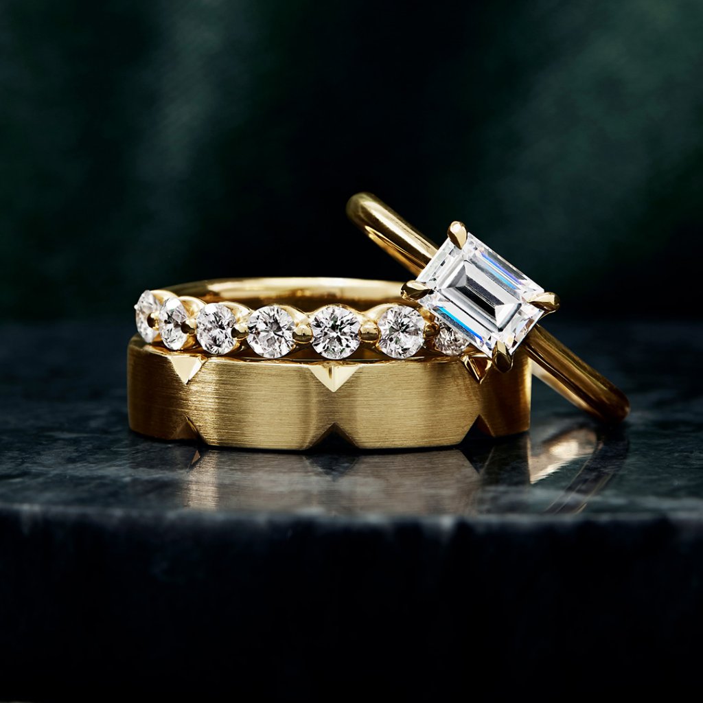 Cut out clearance wedding rings