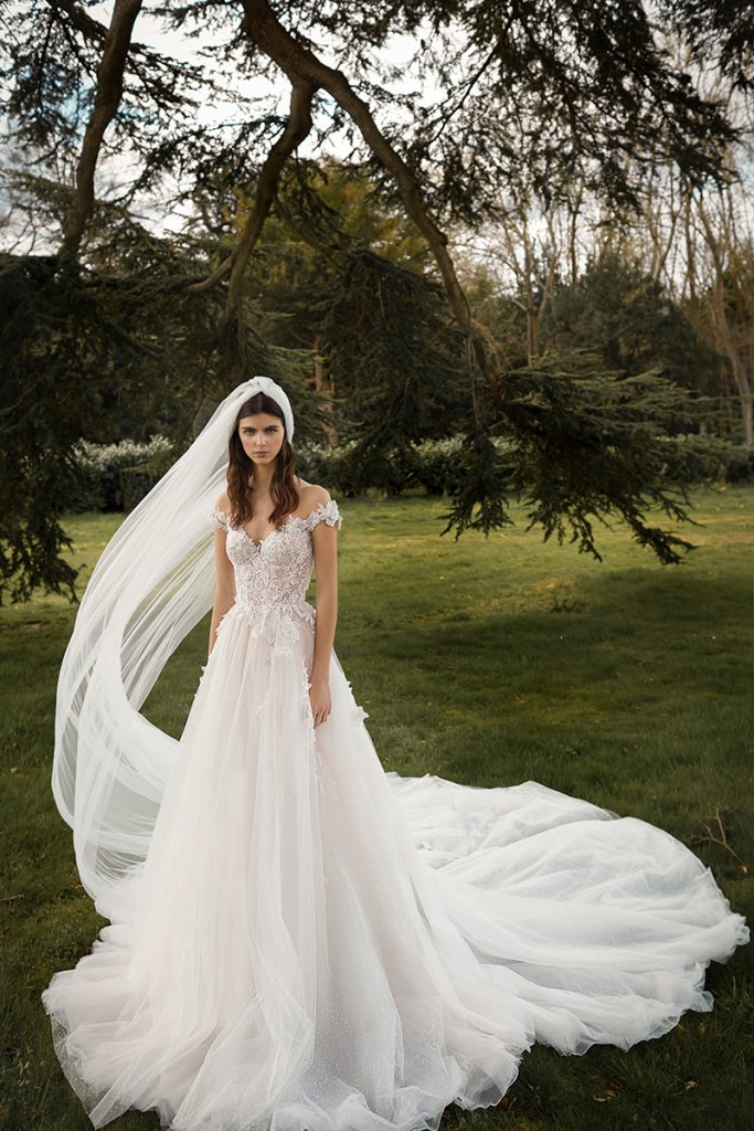 GALA galia lahav floral ballgown