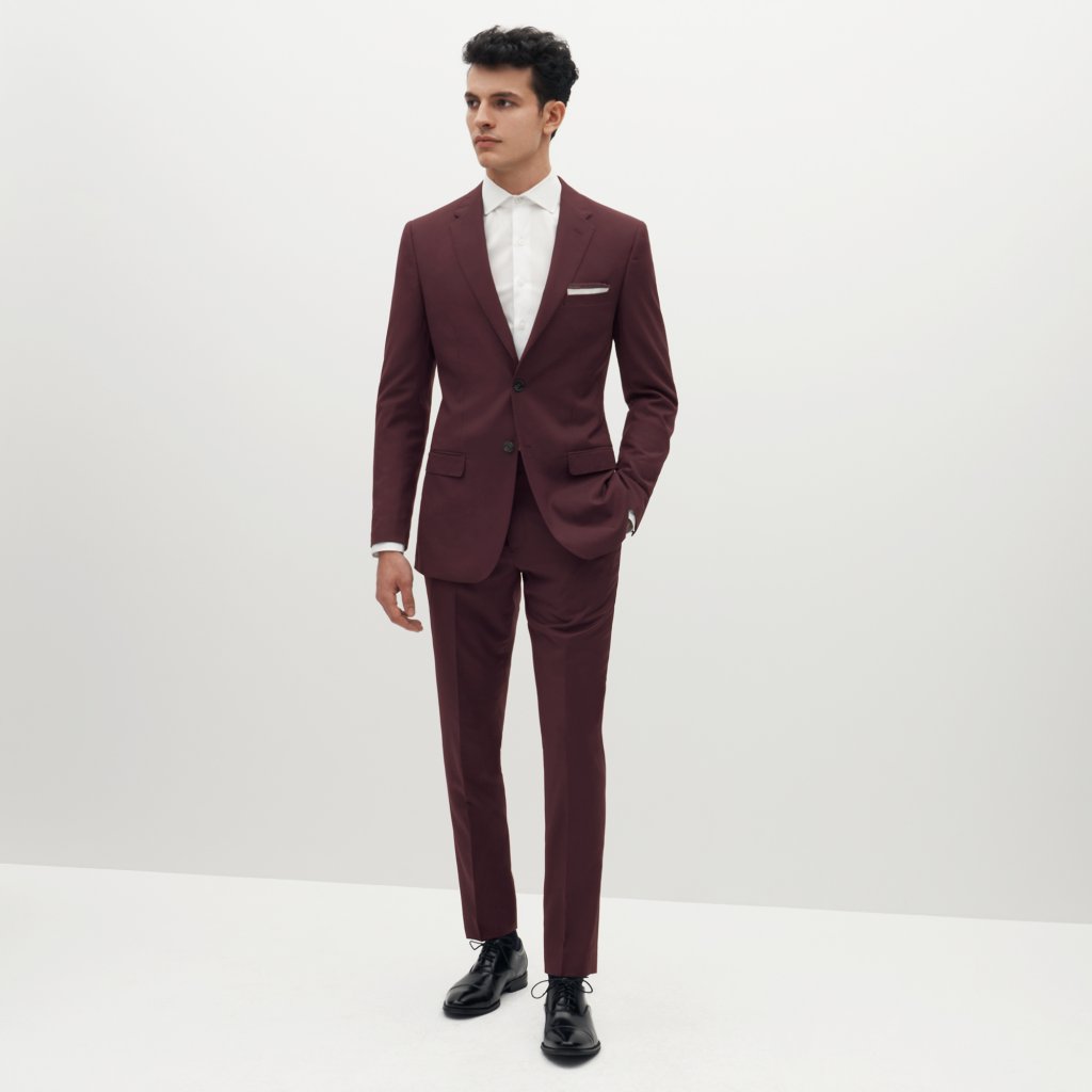 suitshop burgundy