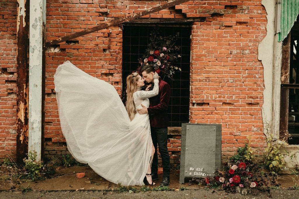 bridal gown
