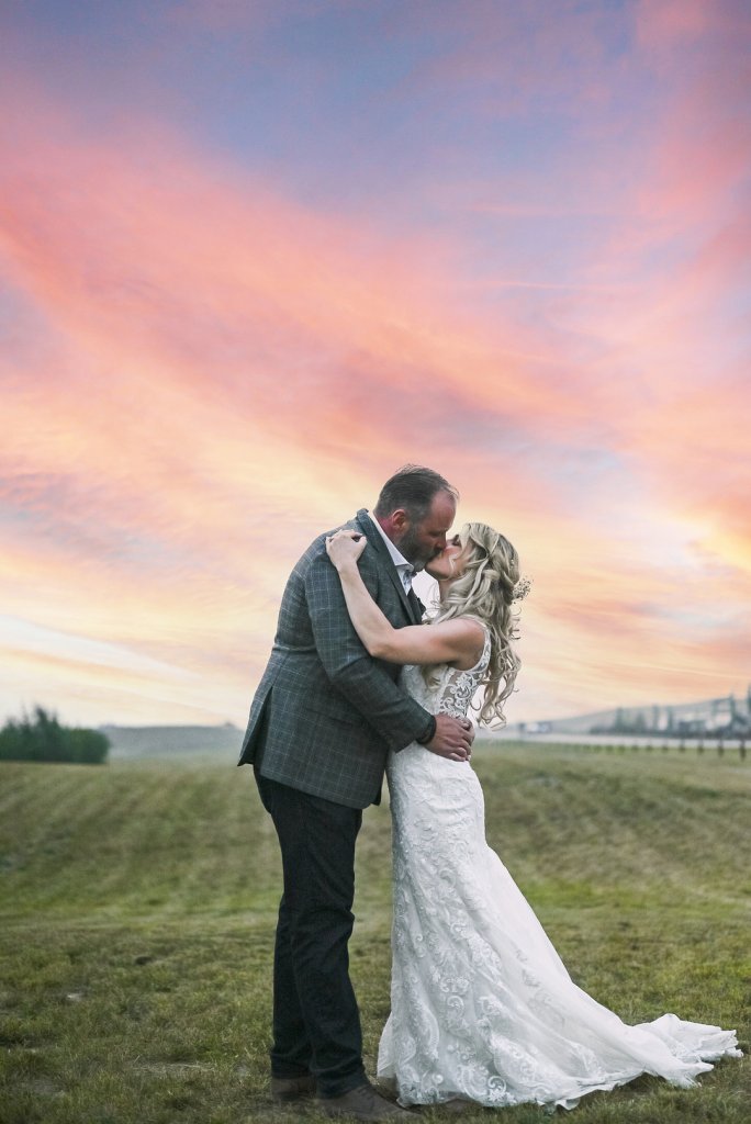 bride and groom wedding photo