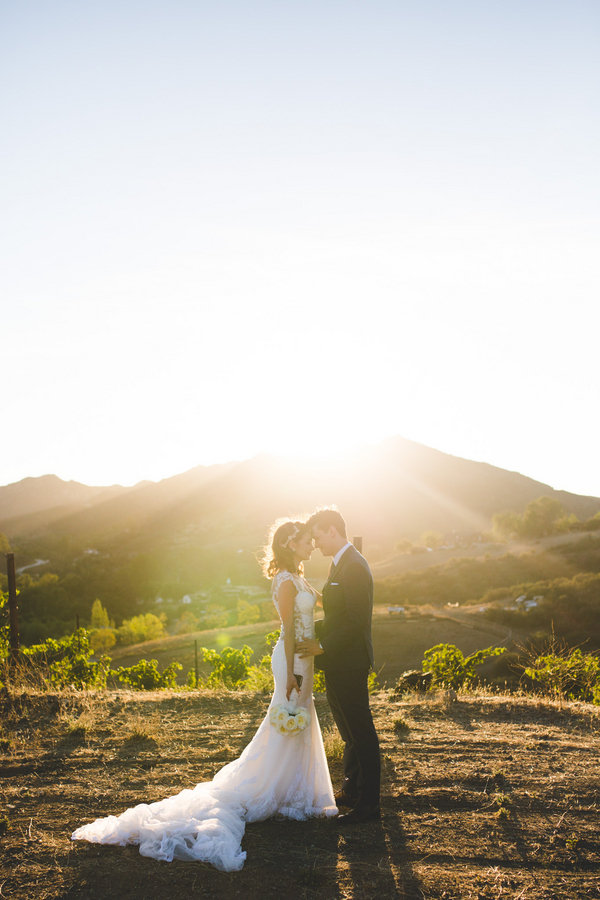 bride and groom wedding photo